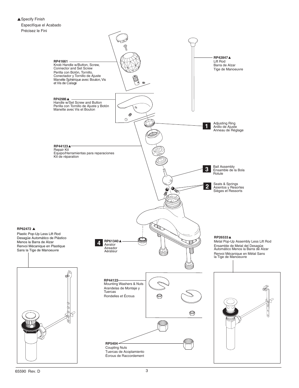 Factory Direct Hardware Delta B512LF User Manual | Page 3 / 8
