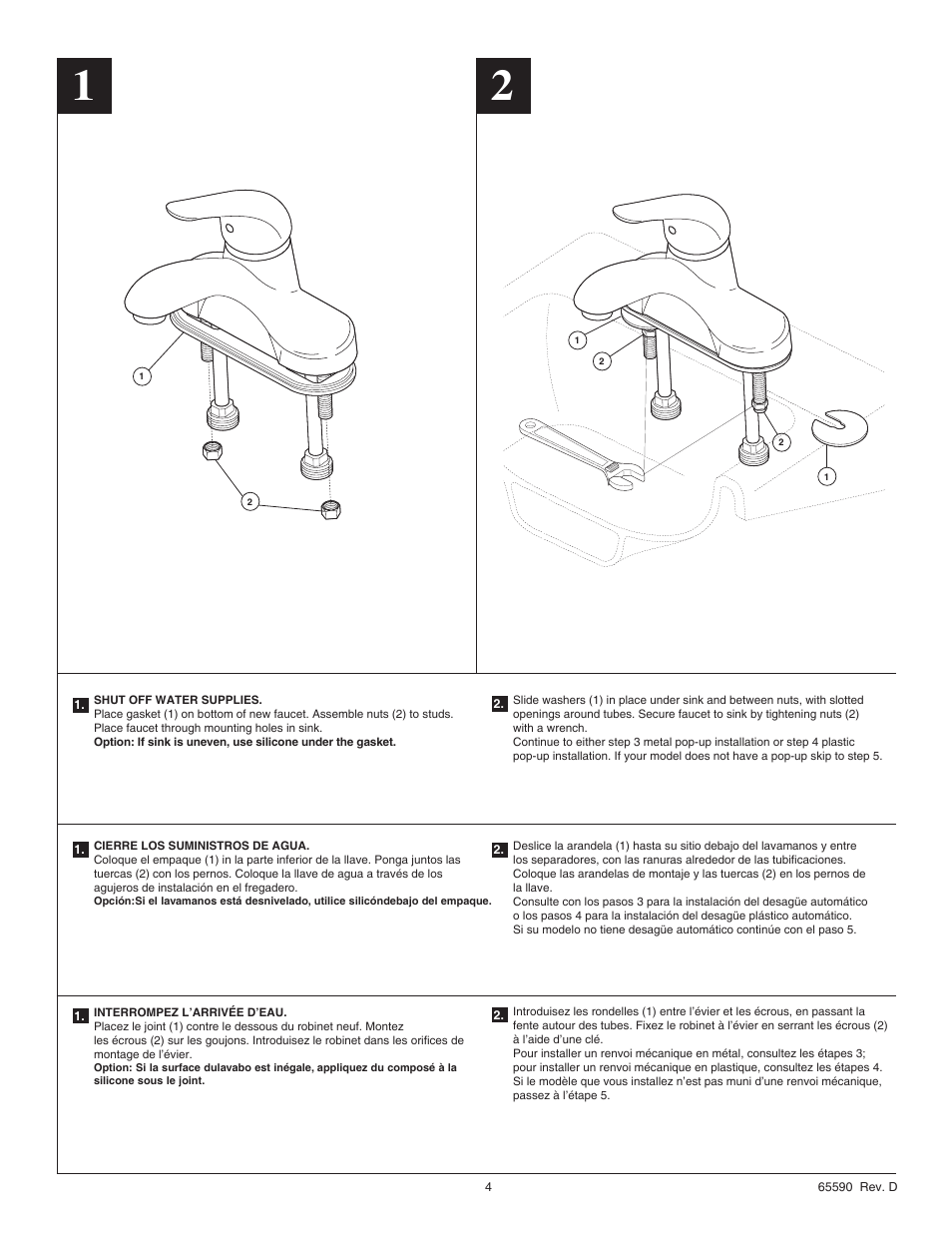 Factory Direct Hardware Delta B512LF User Manual | Page 4 / 8