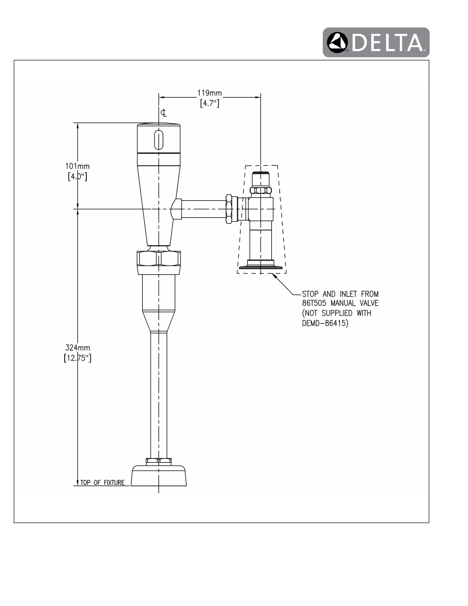 Factory Direct Hardware Delta DEMD-86415 User Manual | Page 2 / 2