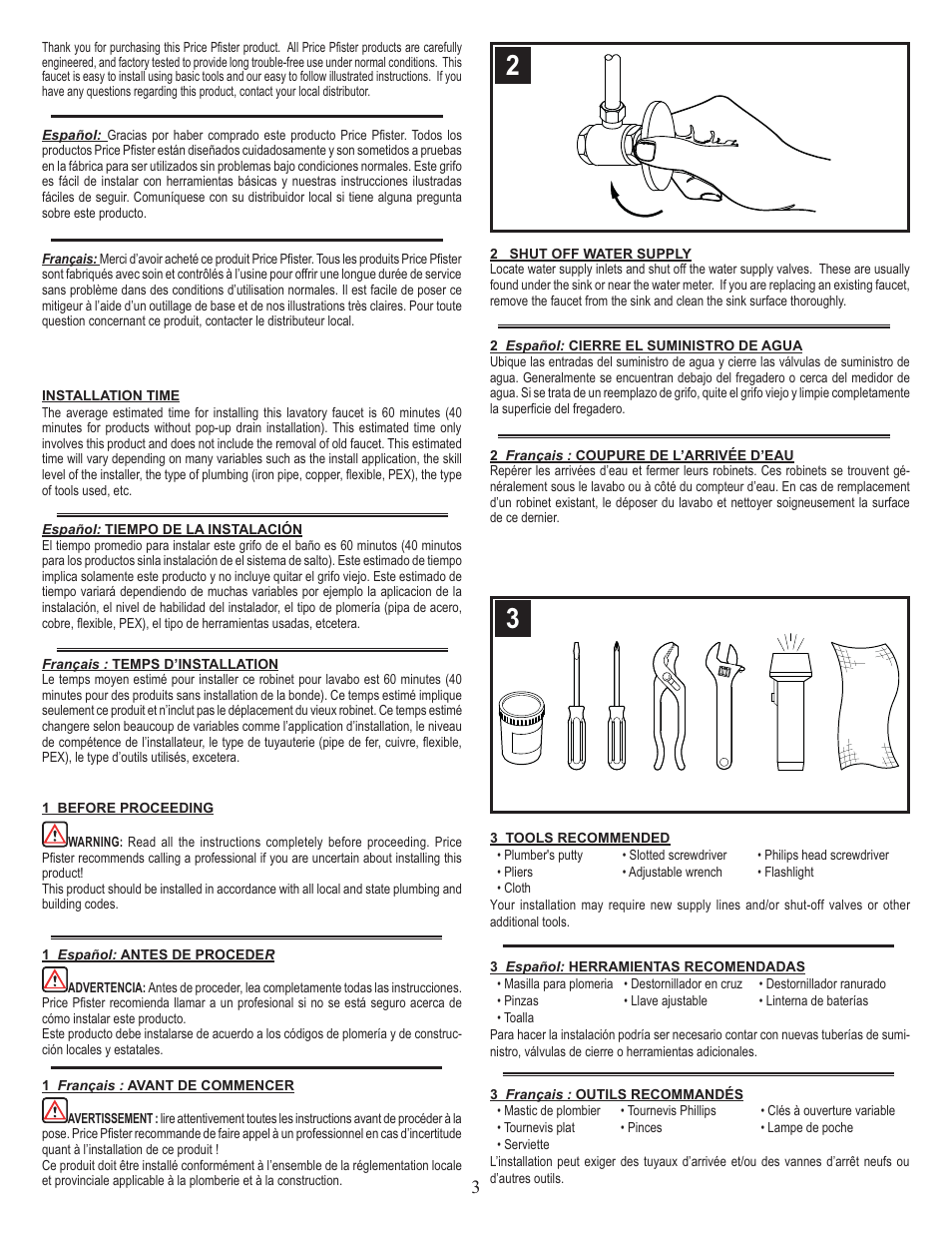 Pfister 143-6100 User Manual | Page 3 / 6