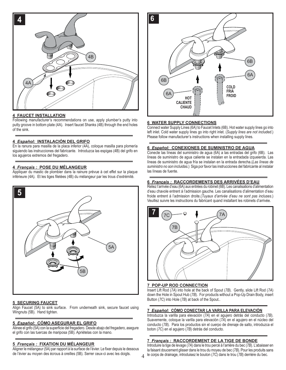 Pfister 143-6100 User Manual | Page 4 / 6