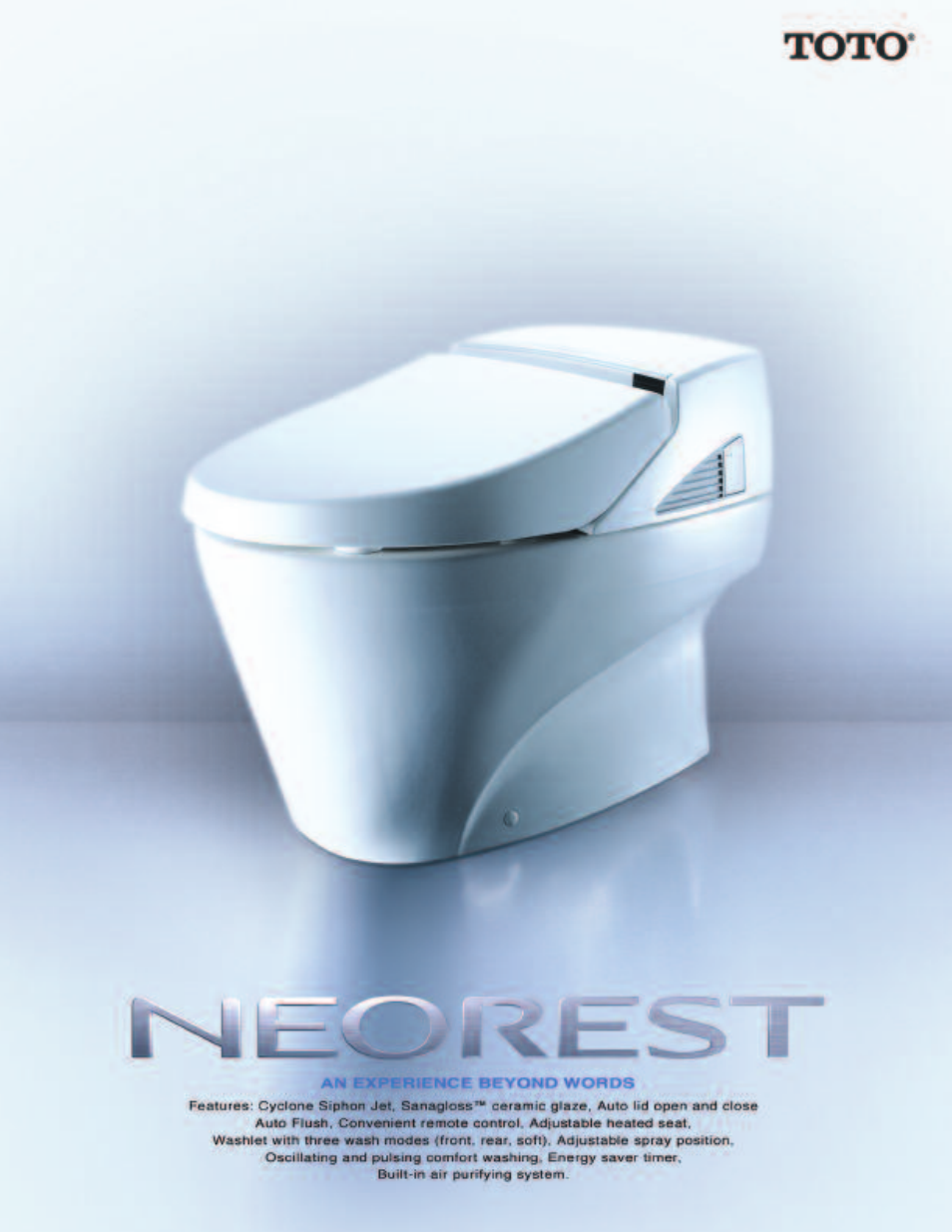 Factory Direct Hardware Toto MS990CGR Neorest User Manual | 2 pages
