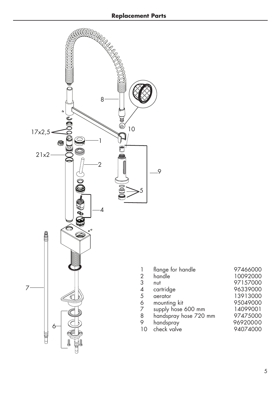 Factory Direct Hardware Hansgrohe 10820001 Axor Starck User Manual | Page 5 / 8