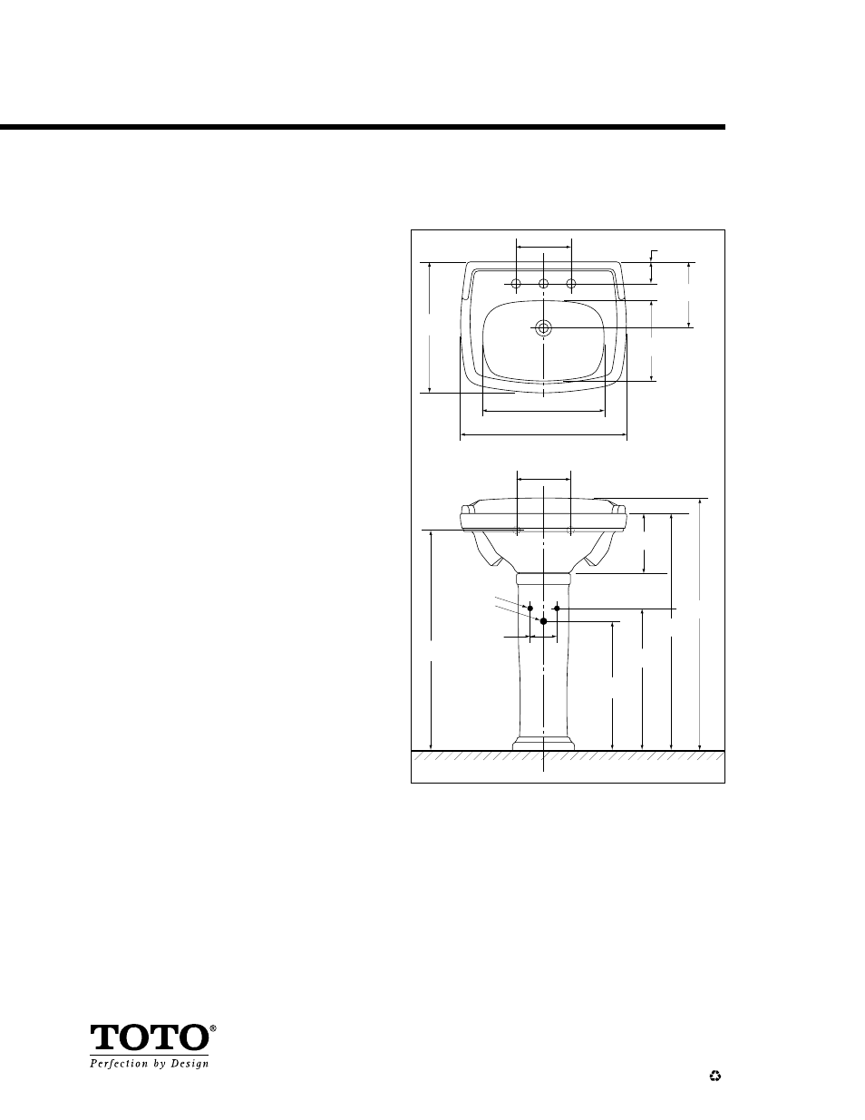 Lpt770, Carrollton pedestal lavatory | Factory Direct Hardware Toto LT770.8#01 User Manual | Page 2 / 2