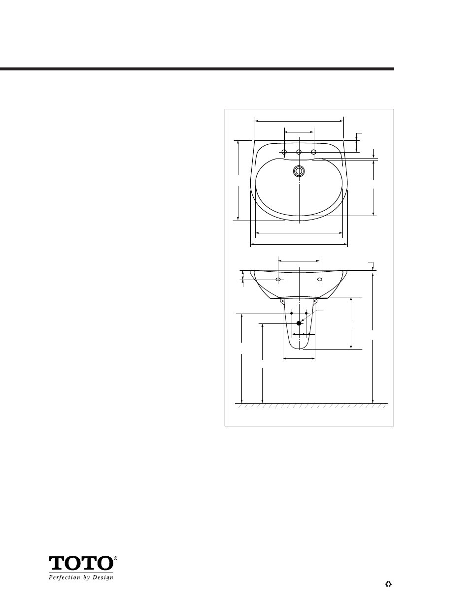 Prominence wall mount lavatory | Factory Direct Hardware Toto LHT242.8#51 User Manual | Page 2 / 2