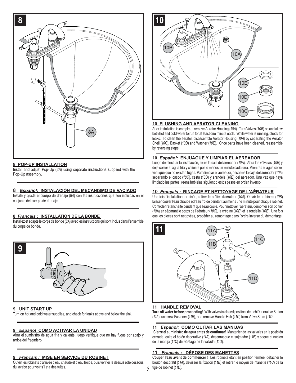 Pfister F-WL2-300C User Manual | Page 5 / 6