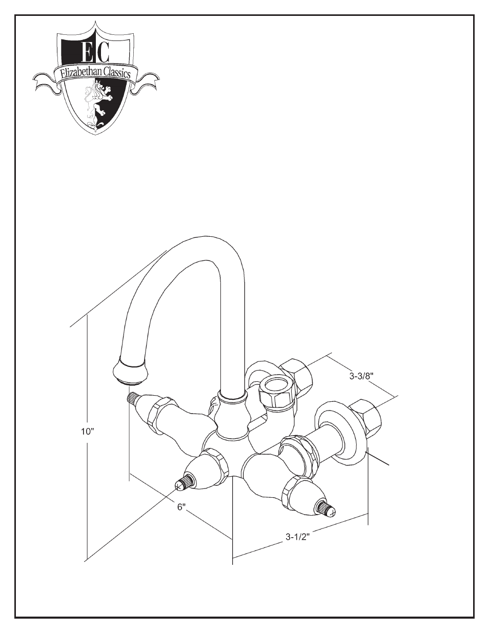 Factory Direct Hardware Elizabethan Classics ECTW04 User Manual | 2 pages