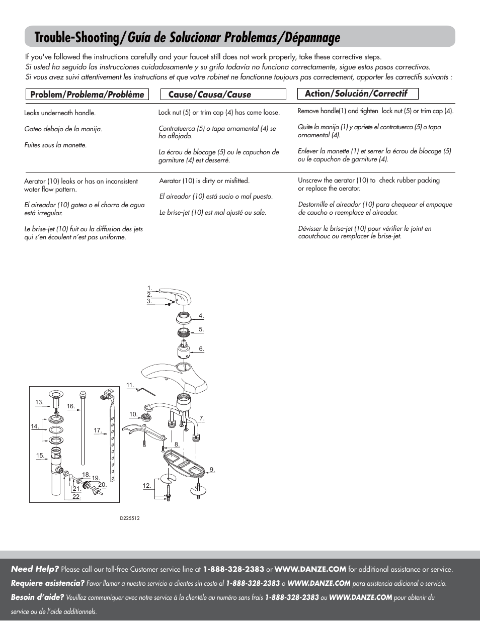 Factory Direct Hardware Danze D225512 User Manual | Page 4 / 4