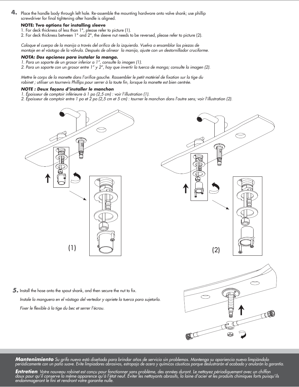 Factory Direct Hardware Danze D304058 User Manual | Page 3 / 7