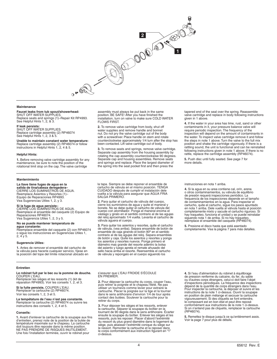 Factory Direct Hardware Delta BT14296 User Manual | Page 4 / 8