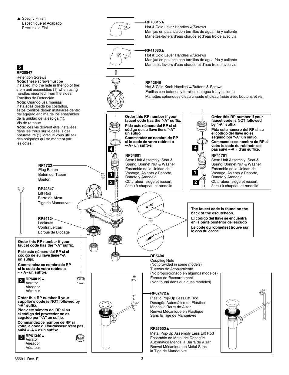 Factory Direct Hardware Delta B2515LF User Manual | Page 3 / 8