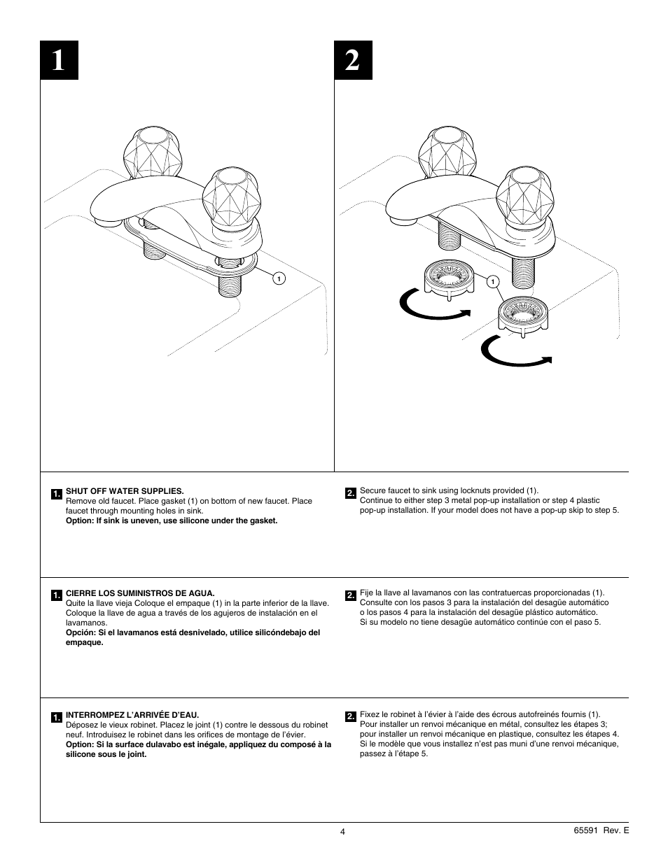 Factory Direct Hardware Delta B2515LF User Manual | Page 4 / 8