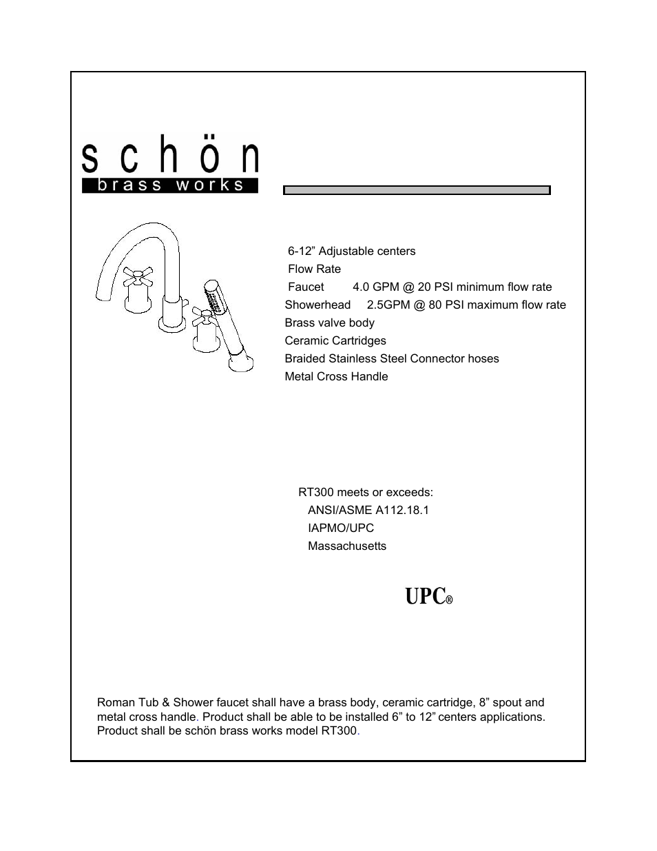 Factory Direct Hardware Belle Foret RT300 Ulm User Manual | 4 pages