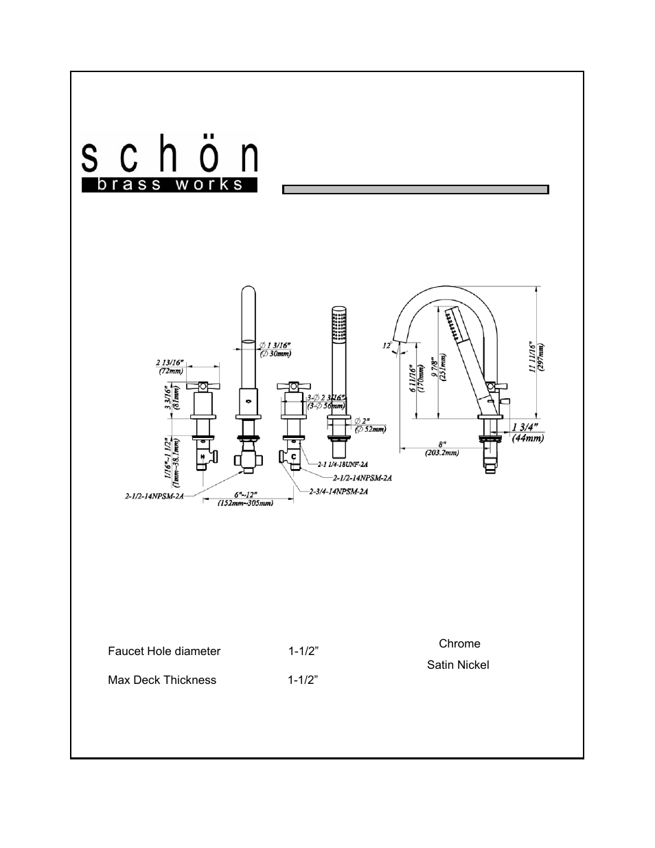 Slide number 2, Rt300 | Factory Direct Hardware Belle Foret RT300 Ulm User Manual | Page 2 / 4