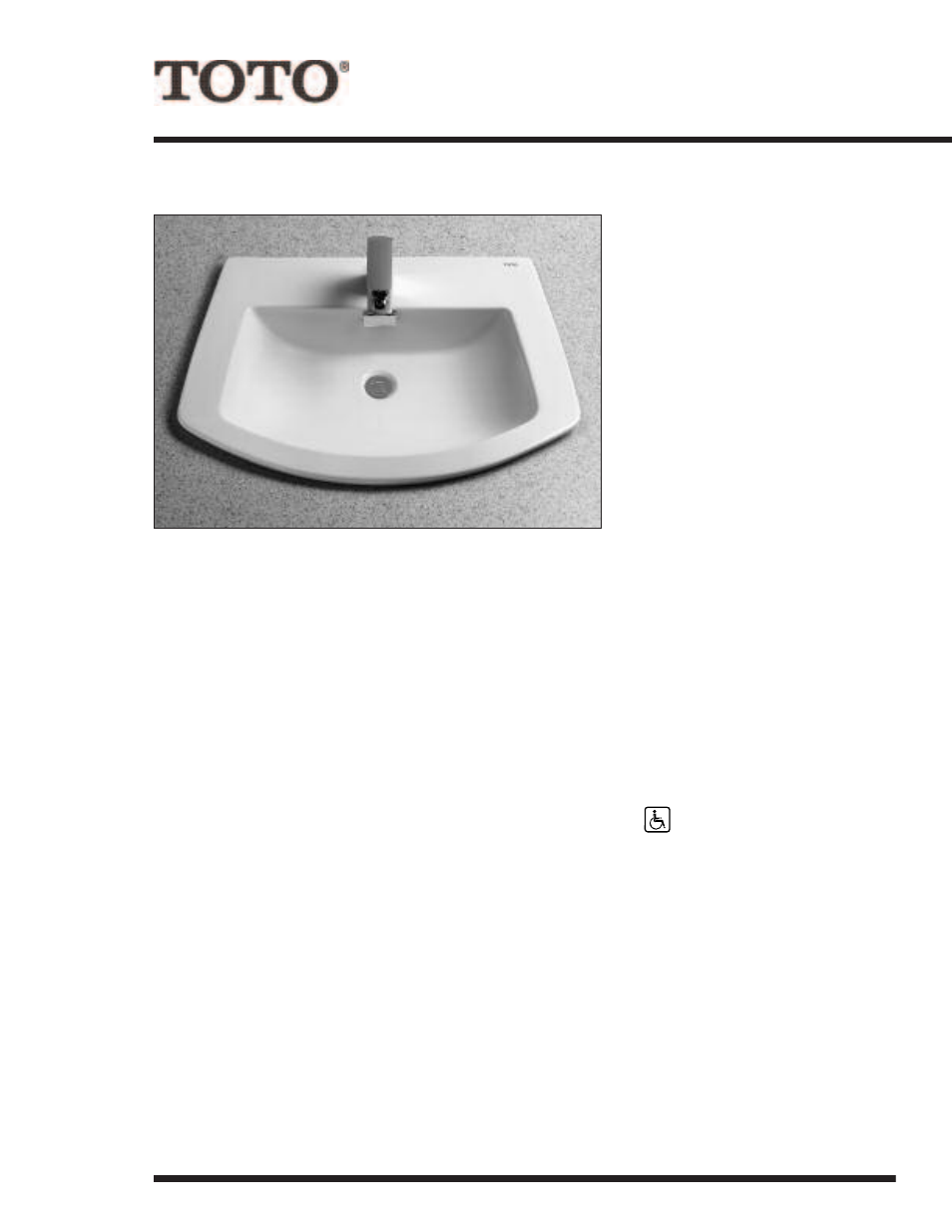 Factory Direct Hardware Toto LT963.8 User Manual | 2 pages