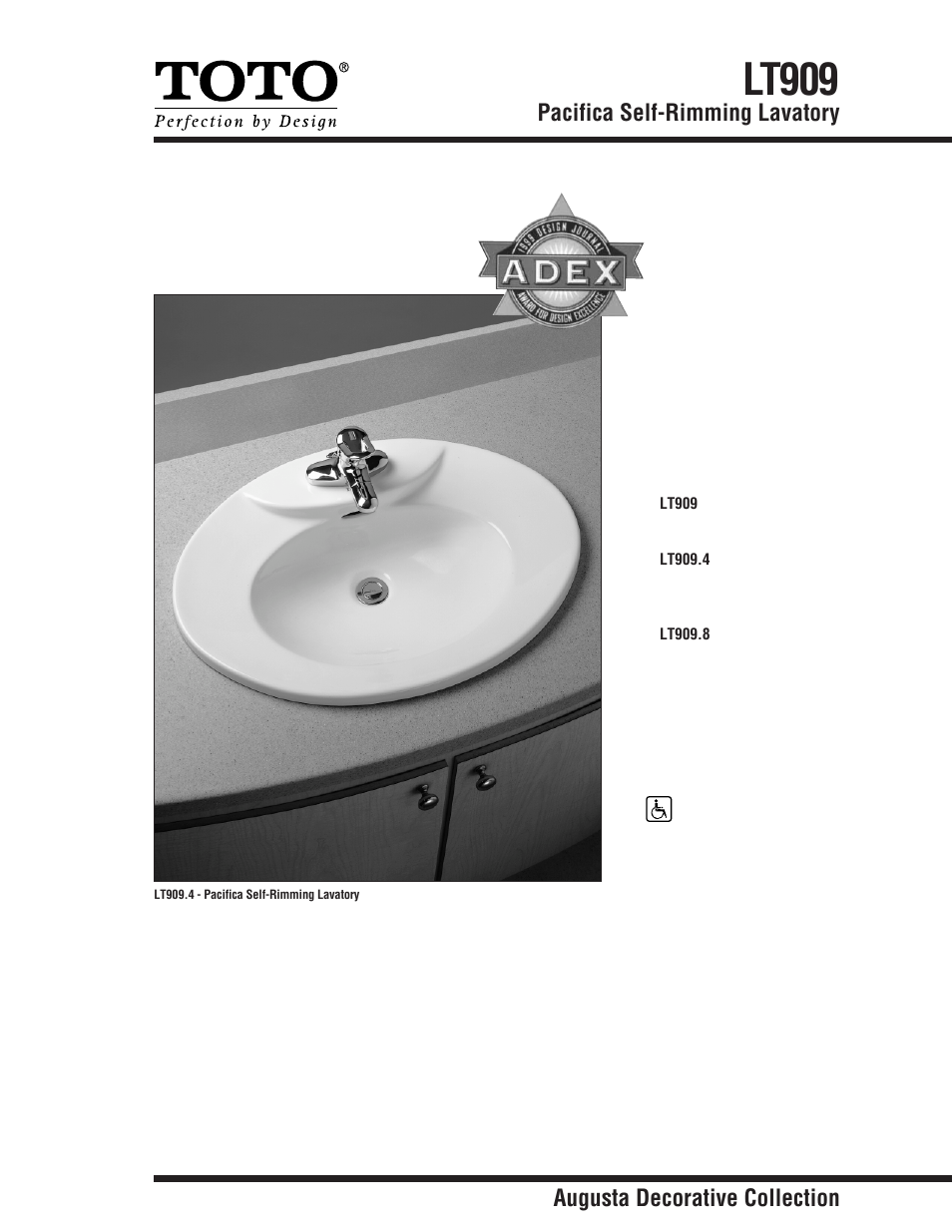 Factory Direct Hardware Toto LT9098 User Manual | 2 pages