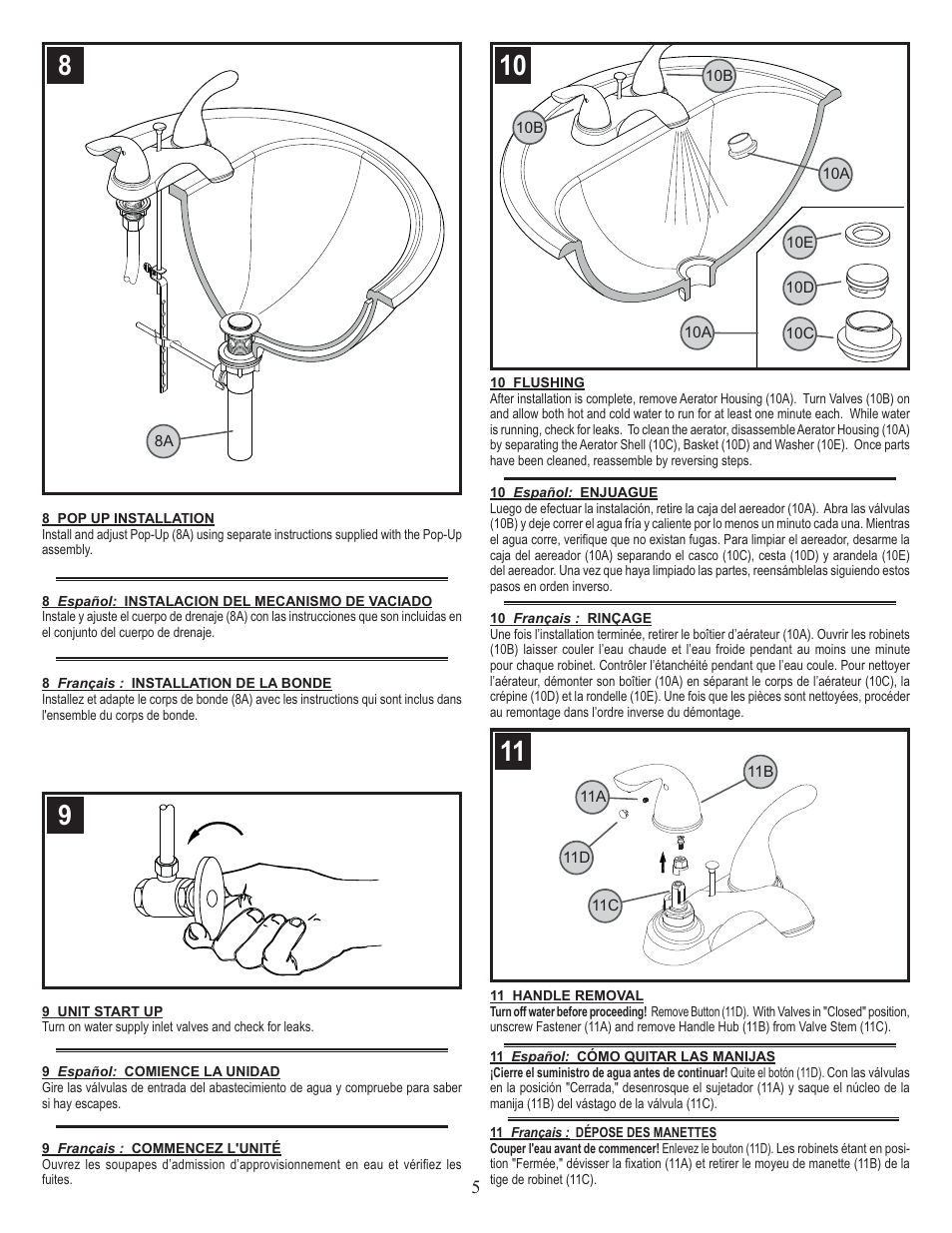 Pfister F-WL2-230K User Manual | Page 5 / 6