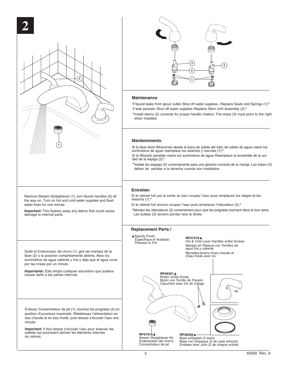Factory Direct Hardware Delta BT2710 Foundations User Manual | Page 3 / 4