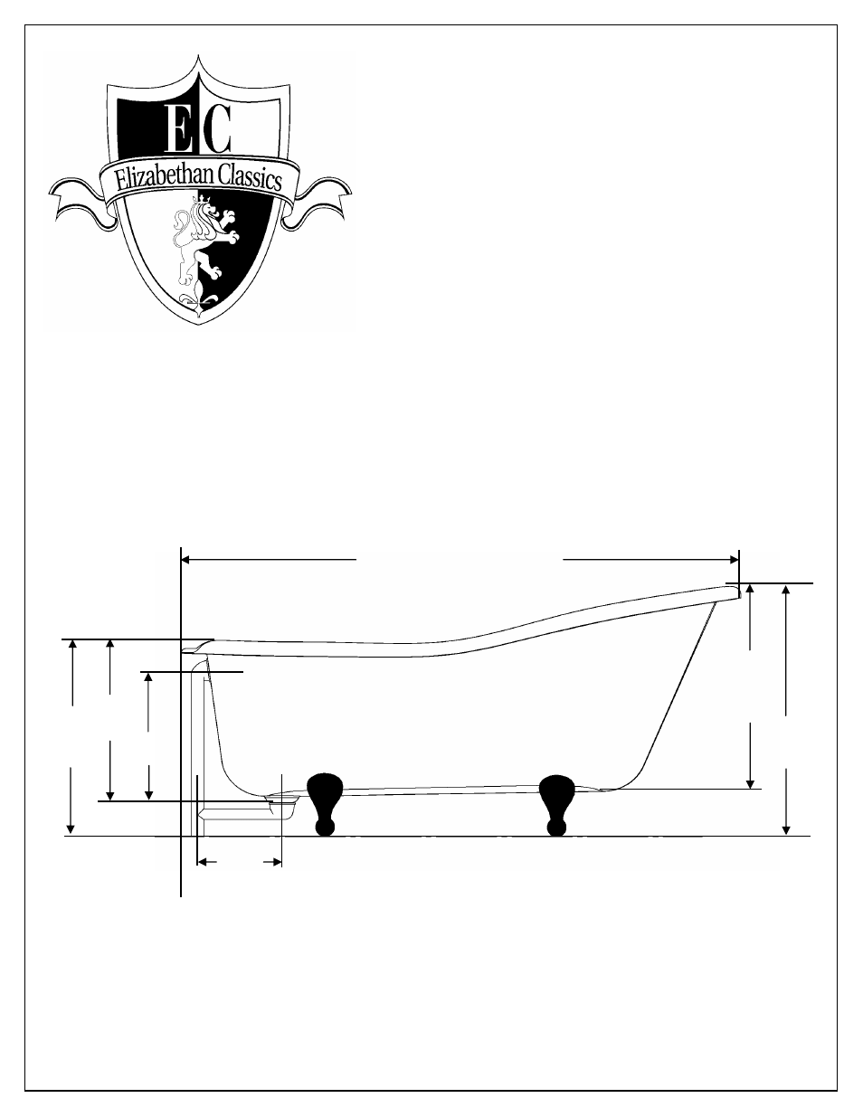 Factory Direct Hardware Elizabethan Classics ECUSASL67 User Manual | 3 pages