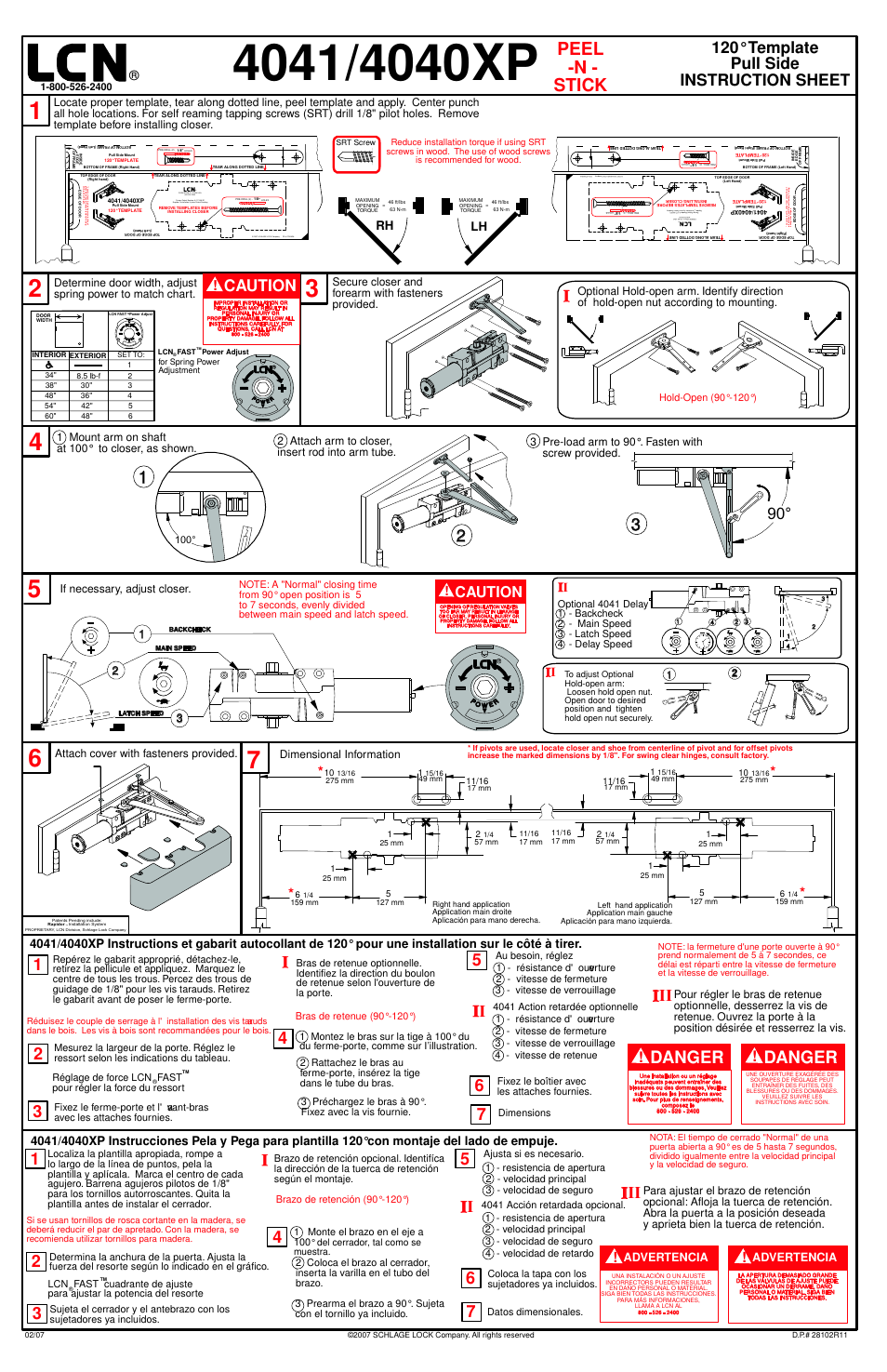 Factory Direct Hardware LCN 4040XP User Manual | 4 pages