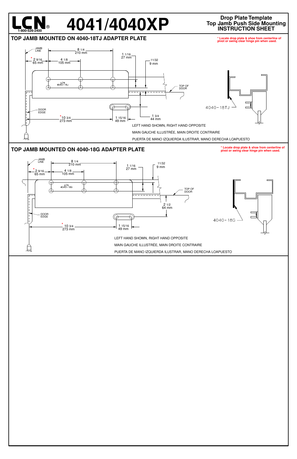 Factory Direct Hardware LCN 4040XP User Manual | Page 4 / 4