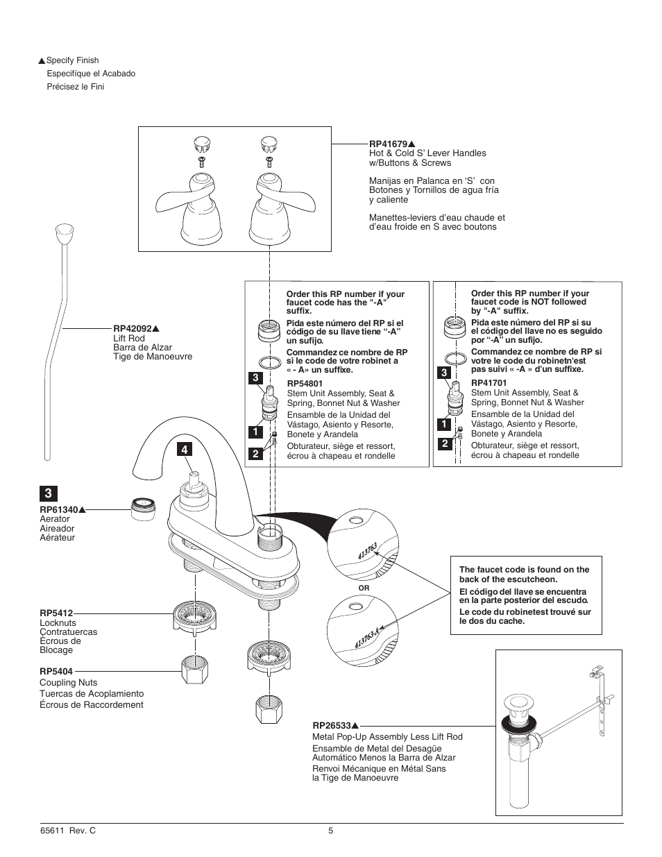Factory Direct Hardware Delta B2596LF User Manual | Page 5 / 6