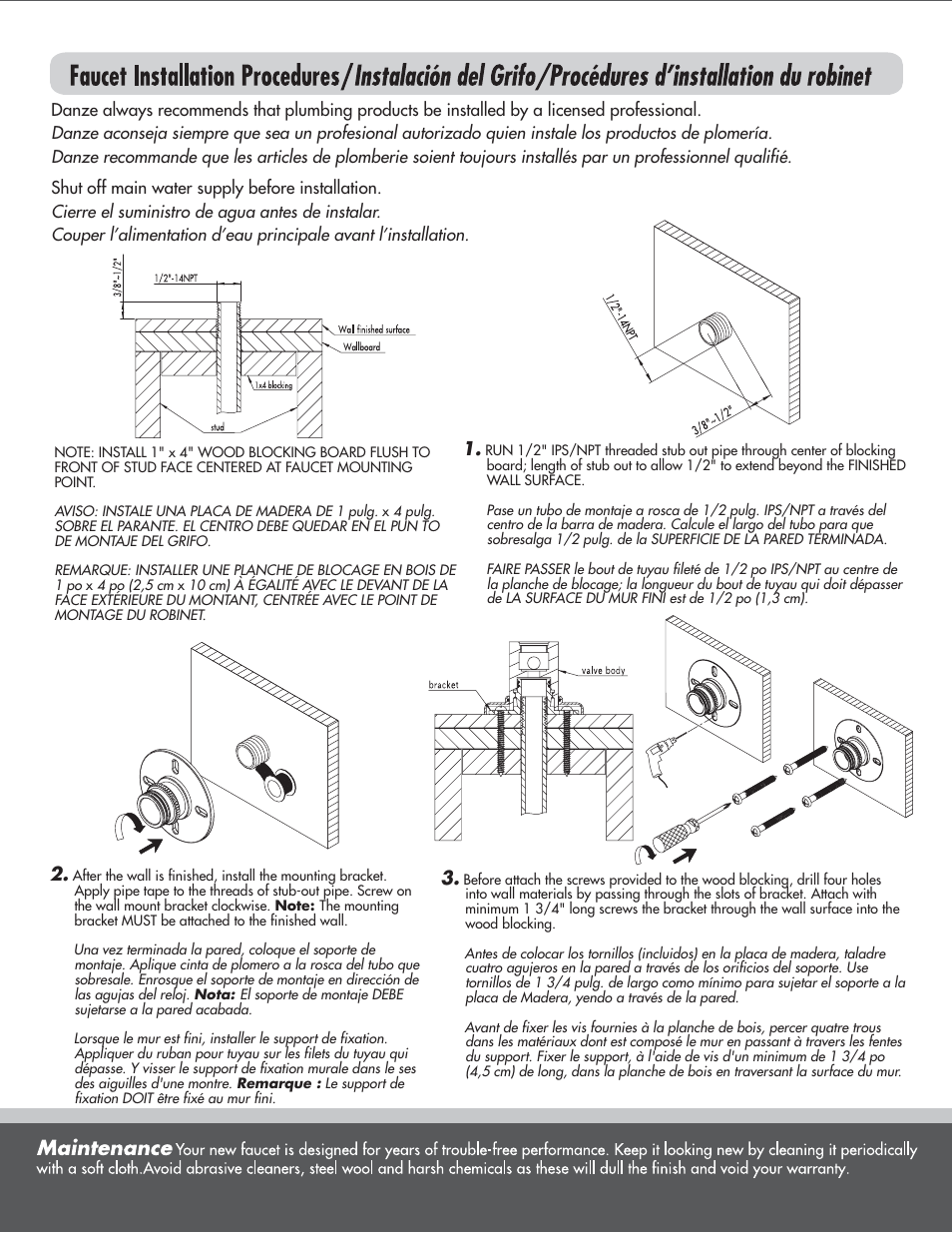 Factory Direct Hardware Danze D205057 Opulence User Manual | Page 2 / 4