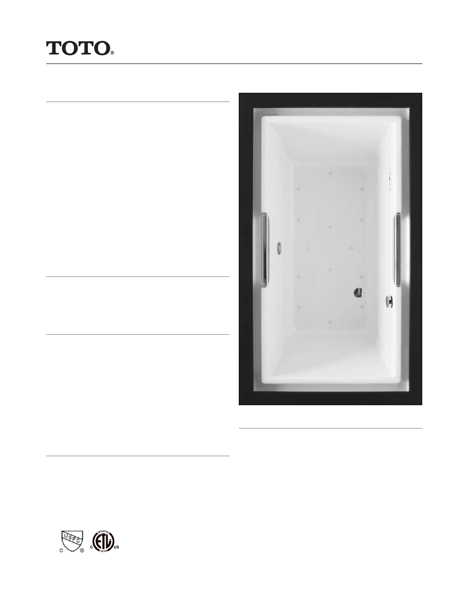 Factory Direct Hardware Toto ABA930RY User Manual | 2 pages
