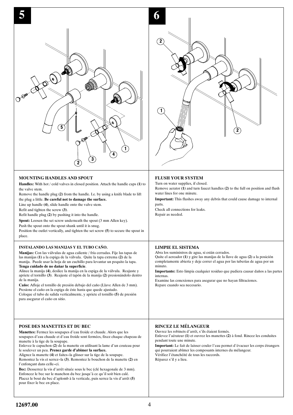 Factory Direct Hardware Brizo 6516729-BN User Manual | Page 4 / 7