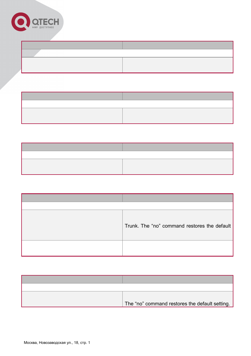 QTECH QSW-2800 Инструкция по настройке User Manual | Page 119 / 415