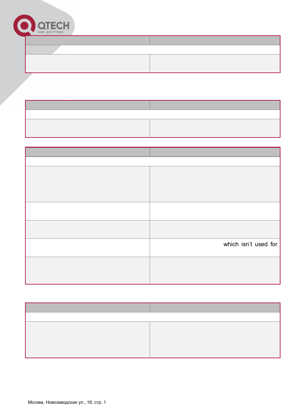 QTECH QSW-2800 Инструкция по настройке User Manual | Page 215 / 415