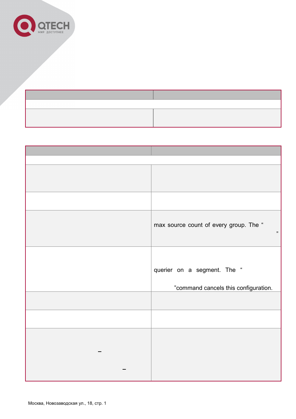 2 igmp snooping configuration task list -247, 2 igmp snooping configuration task list | QTECH QSW-2800 Инструкция по настройке User Manual | Page 261 / 415
