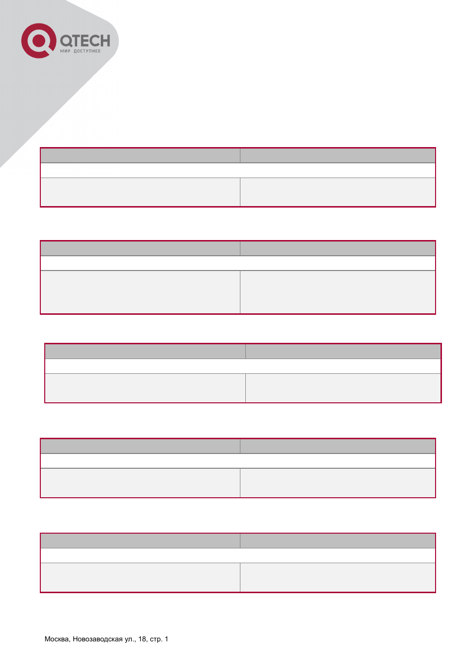 QTECH QSW-2800 Инструкция по настройке User Manual | Page 84 / 415