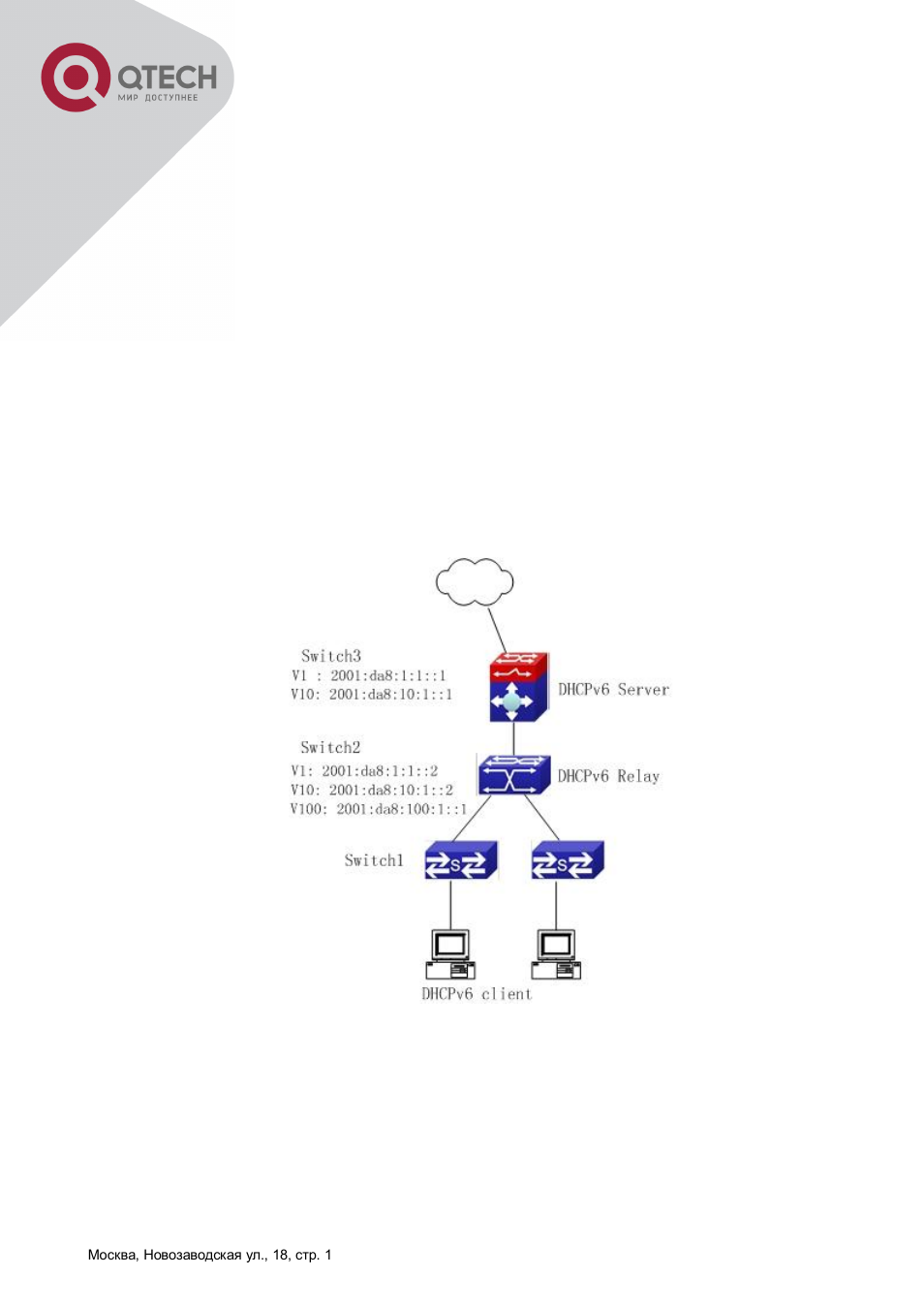 2 dhcpv6 relay option37, 38 example | QTECH QSW-8300 Инструкция по настройке User Manual | Page 194 / 364