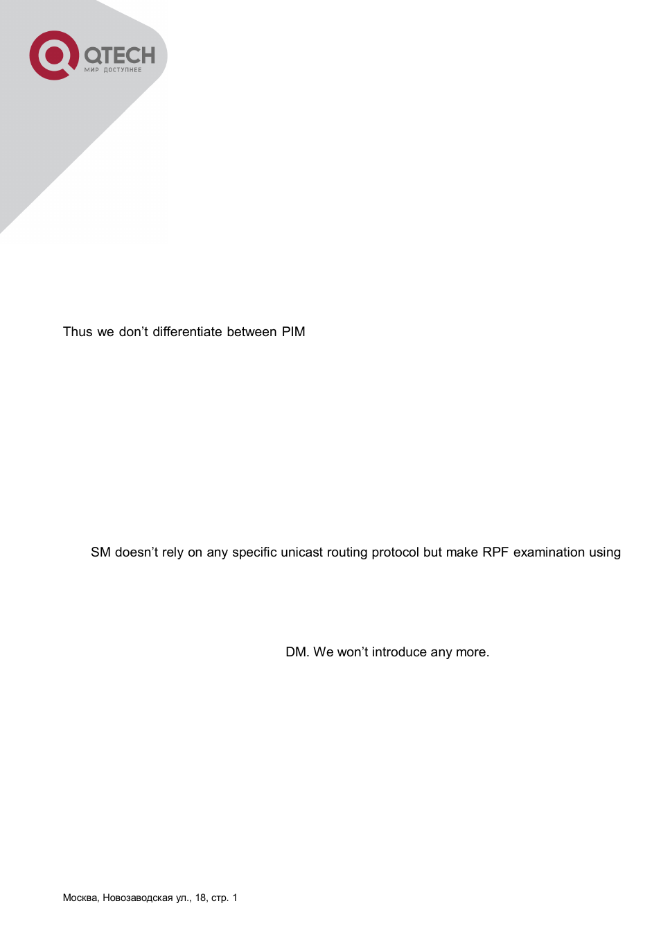 2 pim-sm6, 1 introduction to pim-sm6, Pim-sm6 | QTECH QSW-8300 Инструкция по настройке User Manual | Page 266 / 364