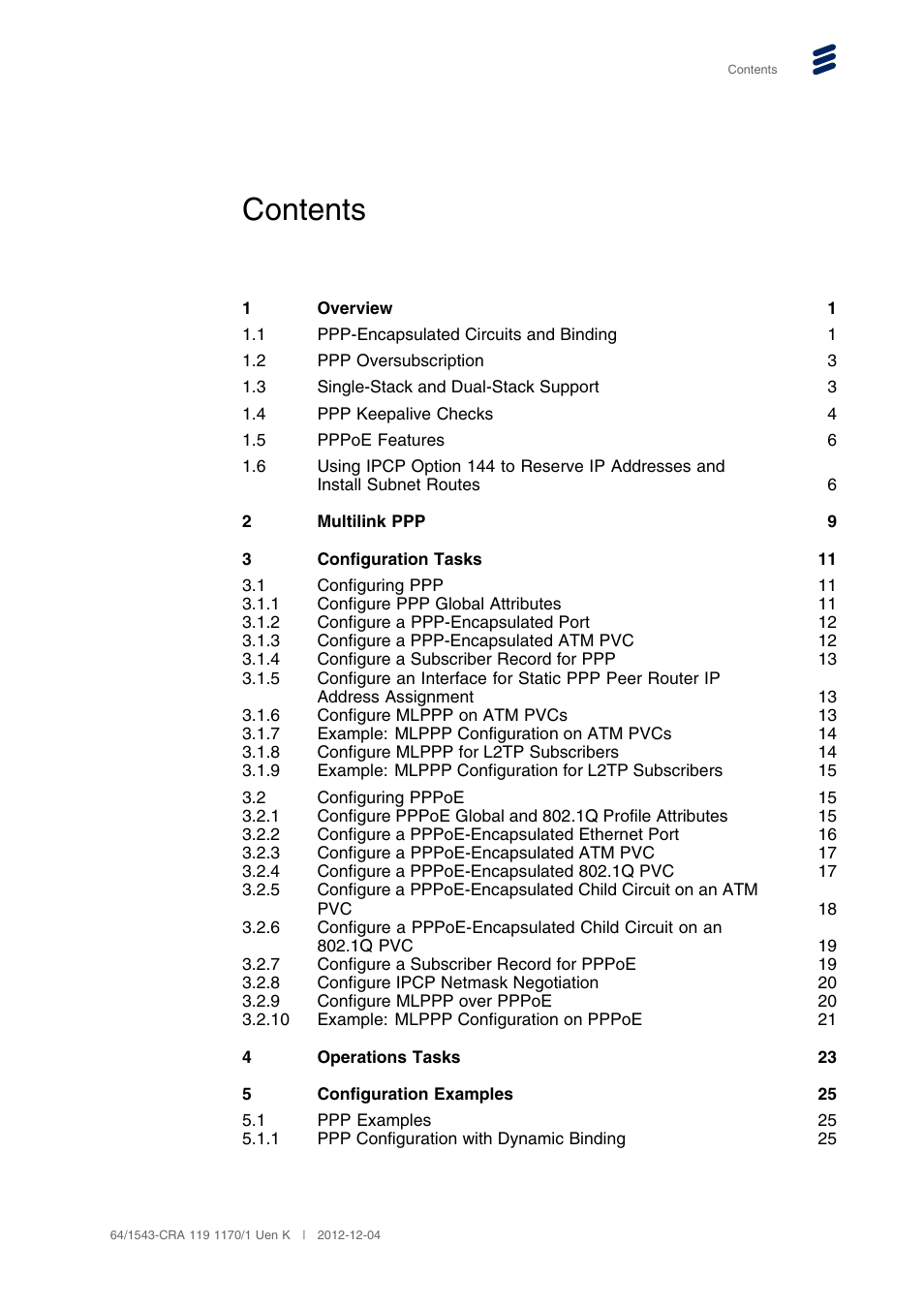 QTECH SmartEdge 100 PPP and PPPoE User Manual | Page 3 / 35