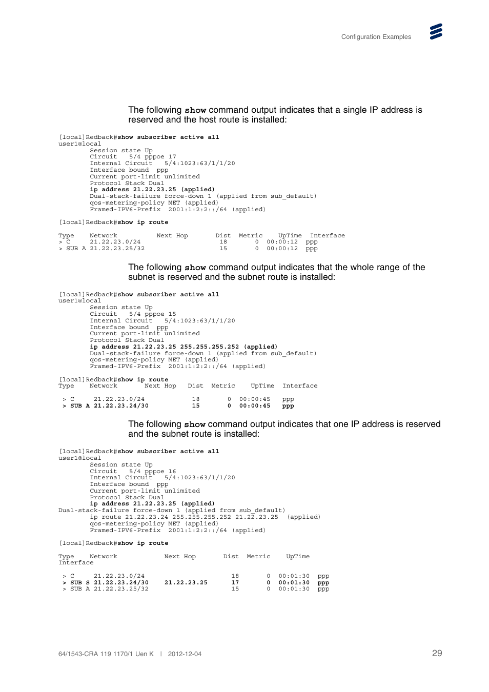 QTECH SmartEdge 100 PPP and PPPoE User Manual | Page 33 / 35