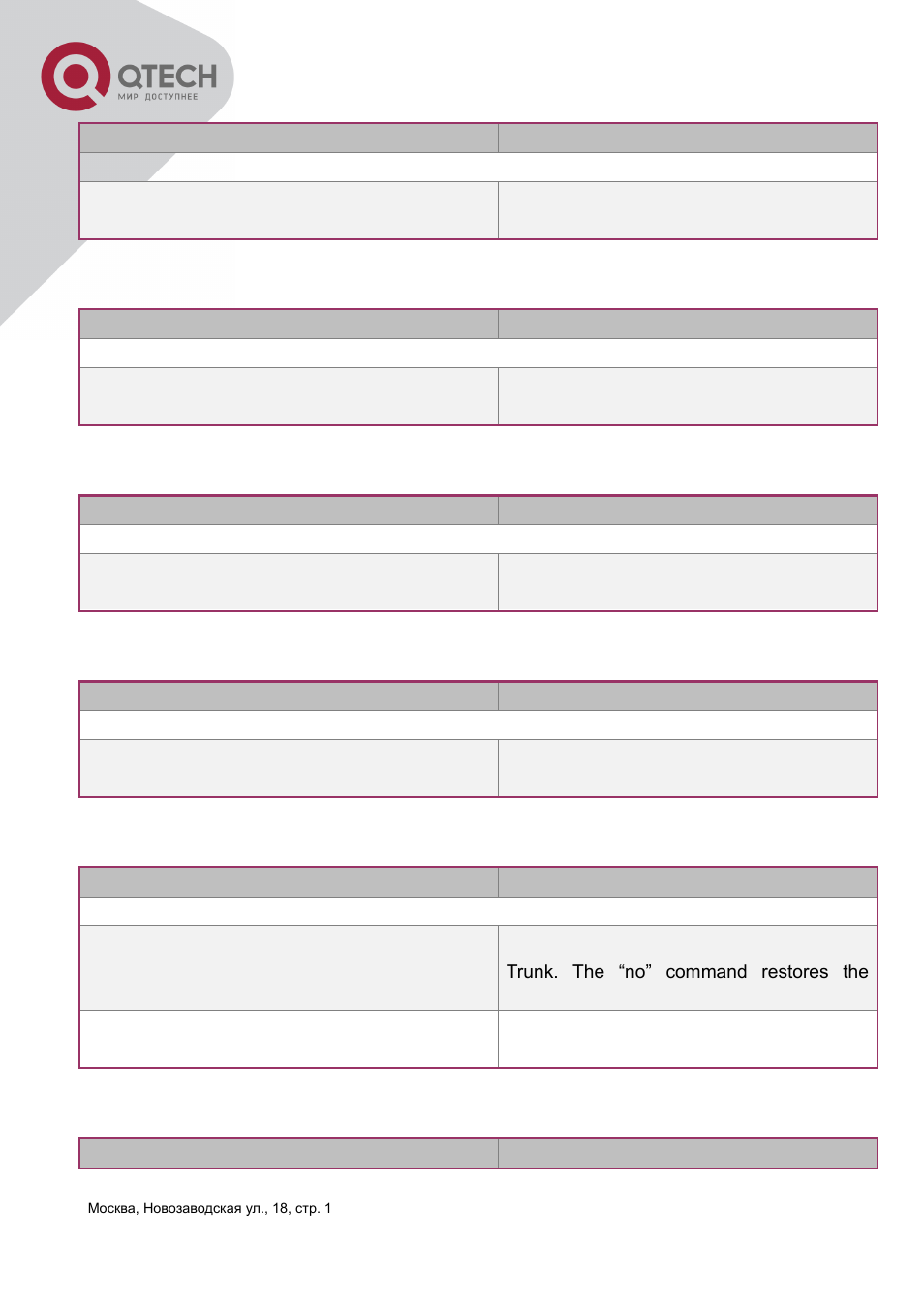 QTECH QSW-3400 Инструкция по настройке User Manual | Page 134 / 465