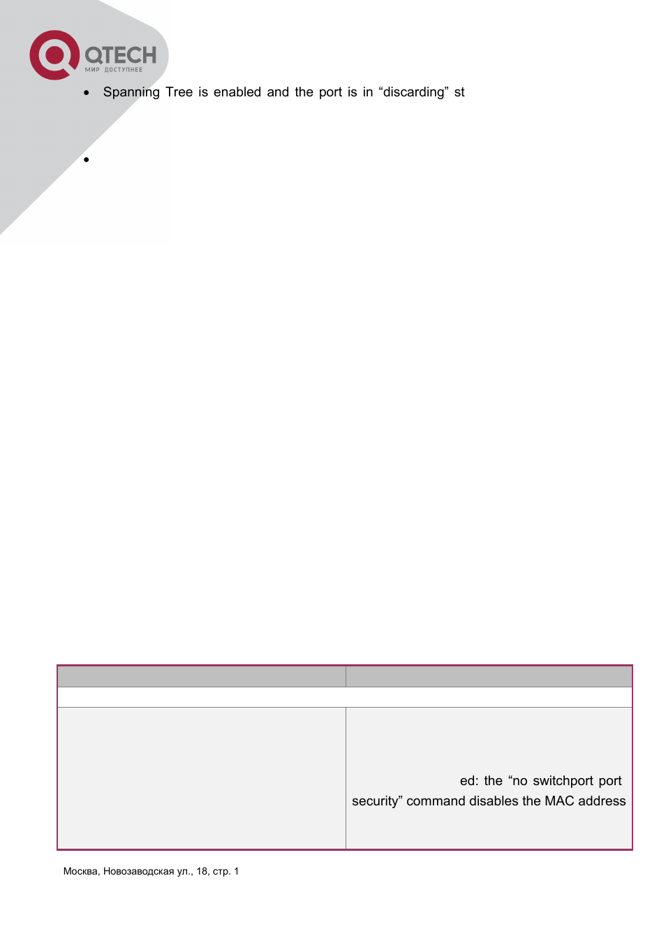 5 mac address function extension, 1 mac address binding, 1 introduction to mac address binding | 2 mac address binding configuration task list, Ddress, Unction, Xtension | QTECH QSW-3400 Инструкция по настройке User Manual | Page 167 / 465