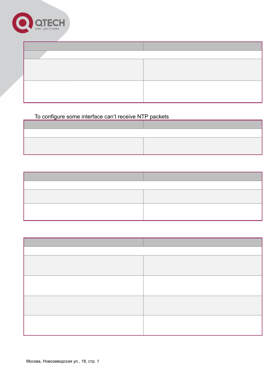 QTECH QSW-3400 Инструкция по настройке User Manual | Page 440 / 465