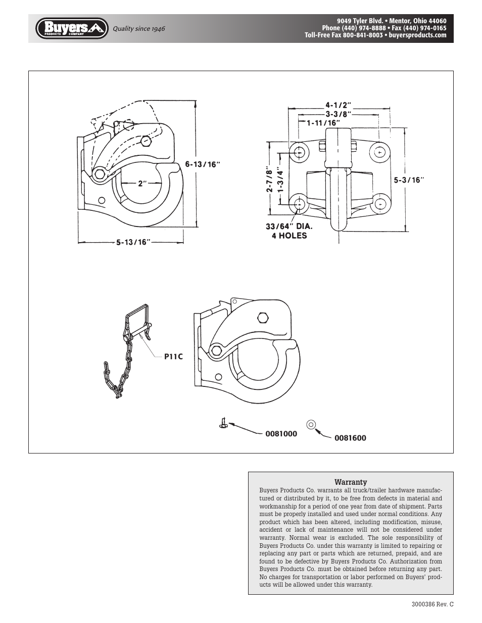Buyers PH8 User Manual | Page 2 / 2