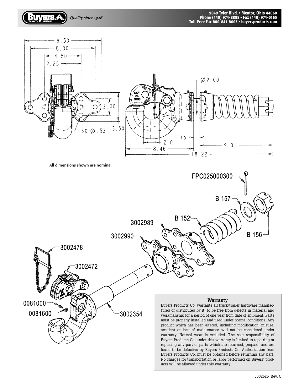 Buyers BP200 User Manual | Page 2 / 2