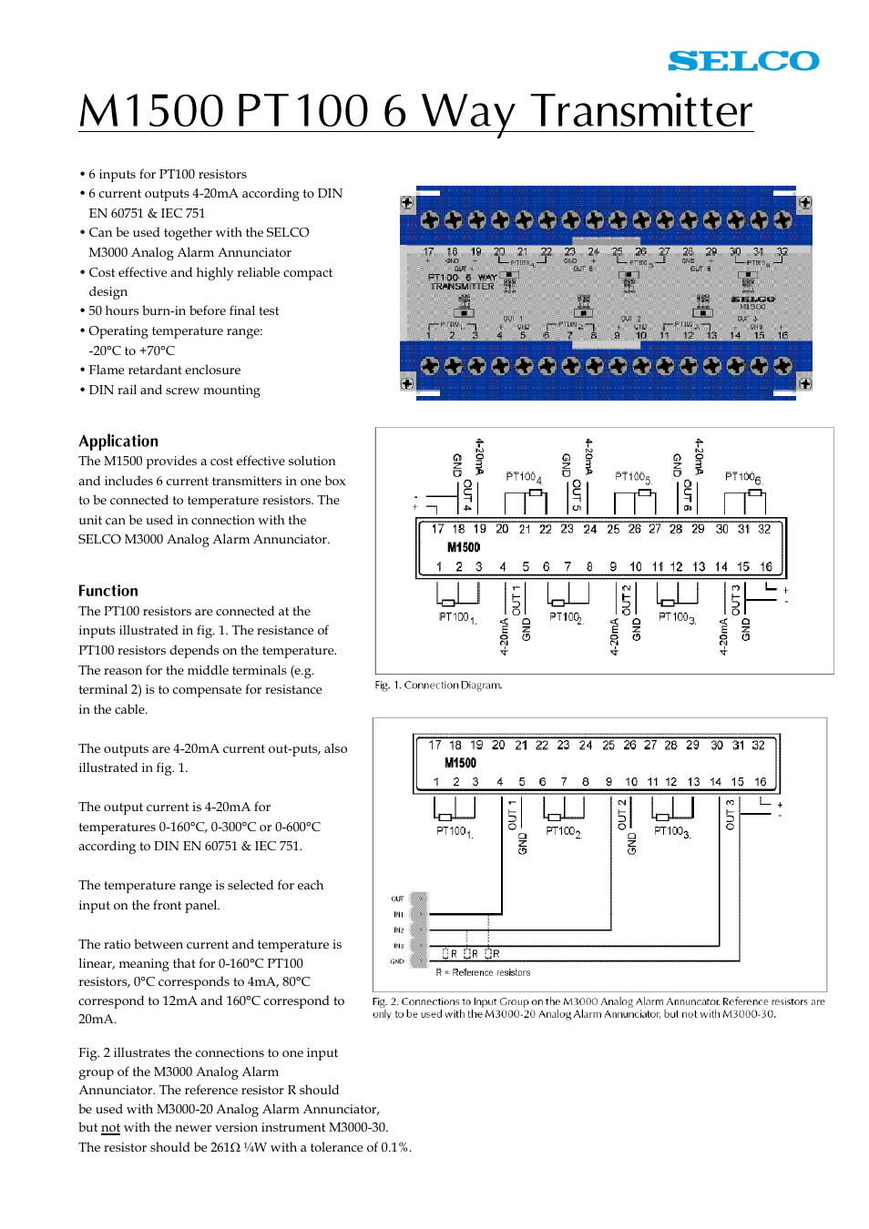 Littelfuse M1500 Series User Manual | 2 pages