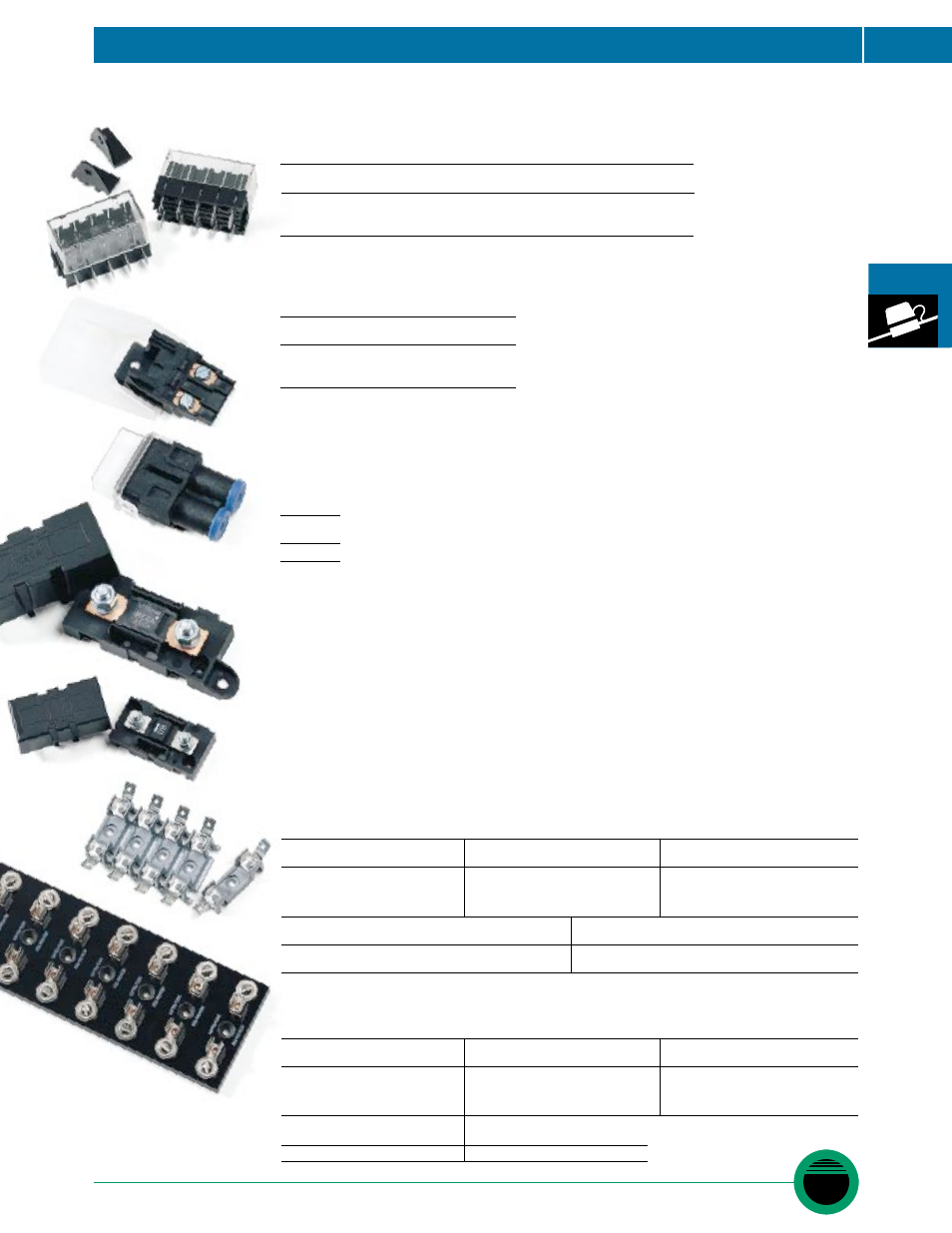 Littelfuse MEGA Holder Boxed Series User Manual | 1 page