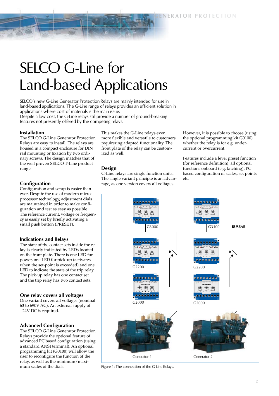 Selco g-line for land-based applications | Littelfuse G2200 Series User Manual | Page 2 / 6