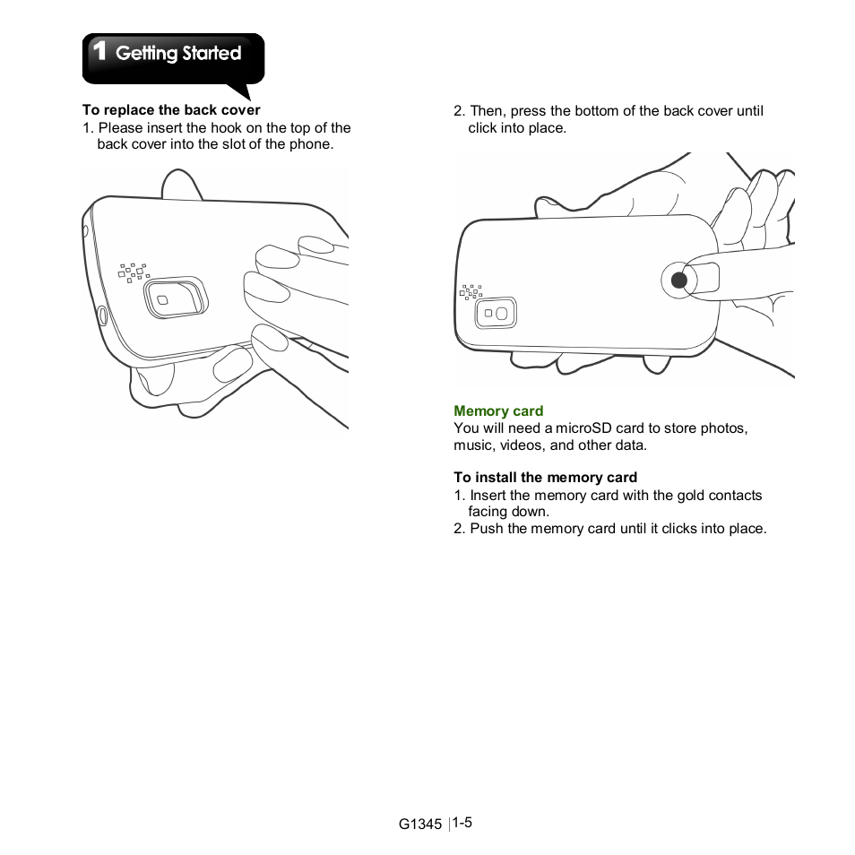 GIGABYTE GSmart G1345 User Manual | Page 13 / 59