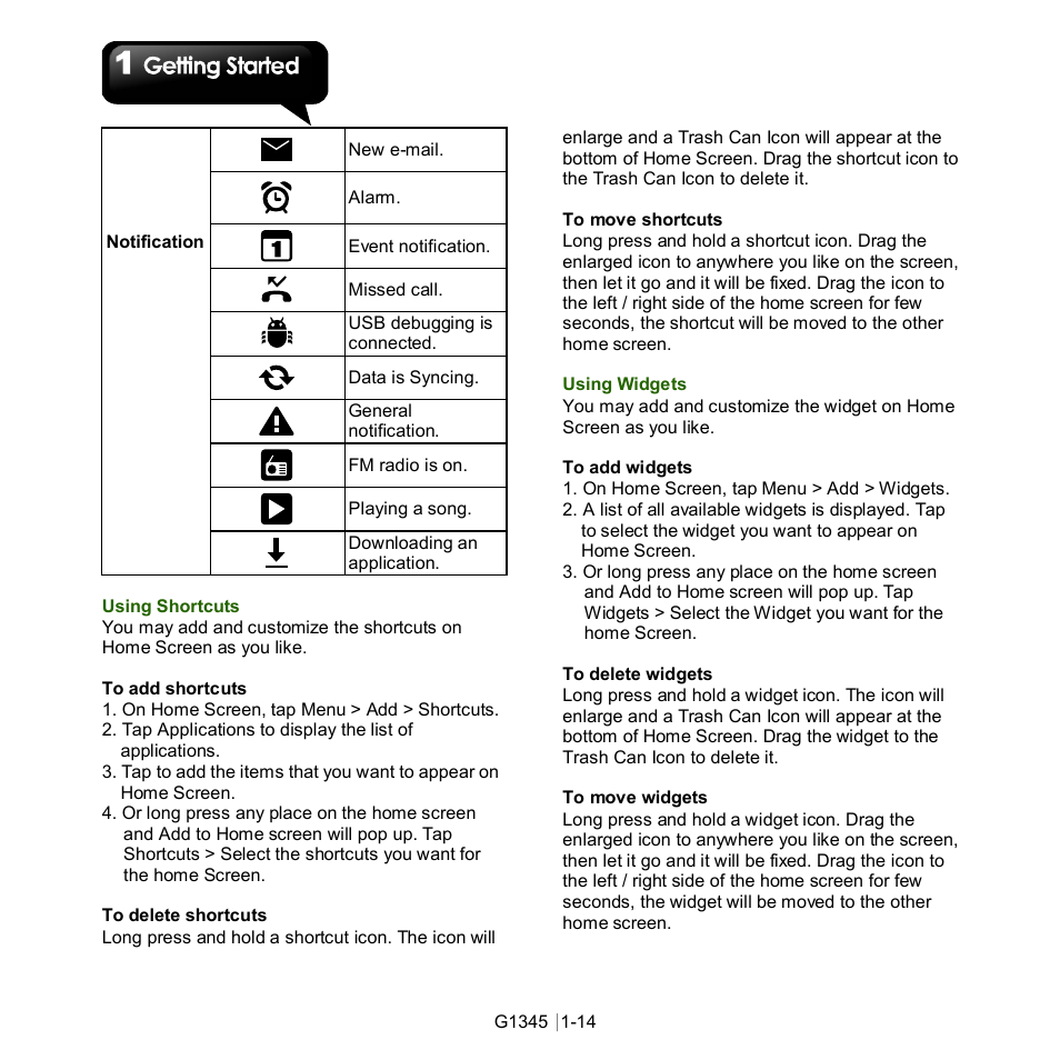 GIGABYTE GSmart G1345 User Manual | Page 22 / 59