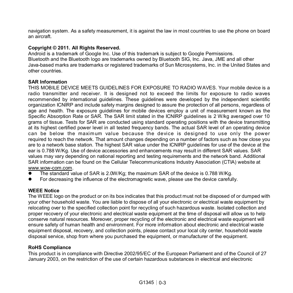 GIGABYTE GSmart G1345 User Manual | Page 4 / 59