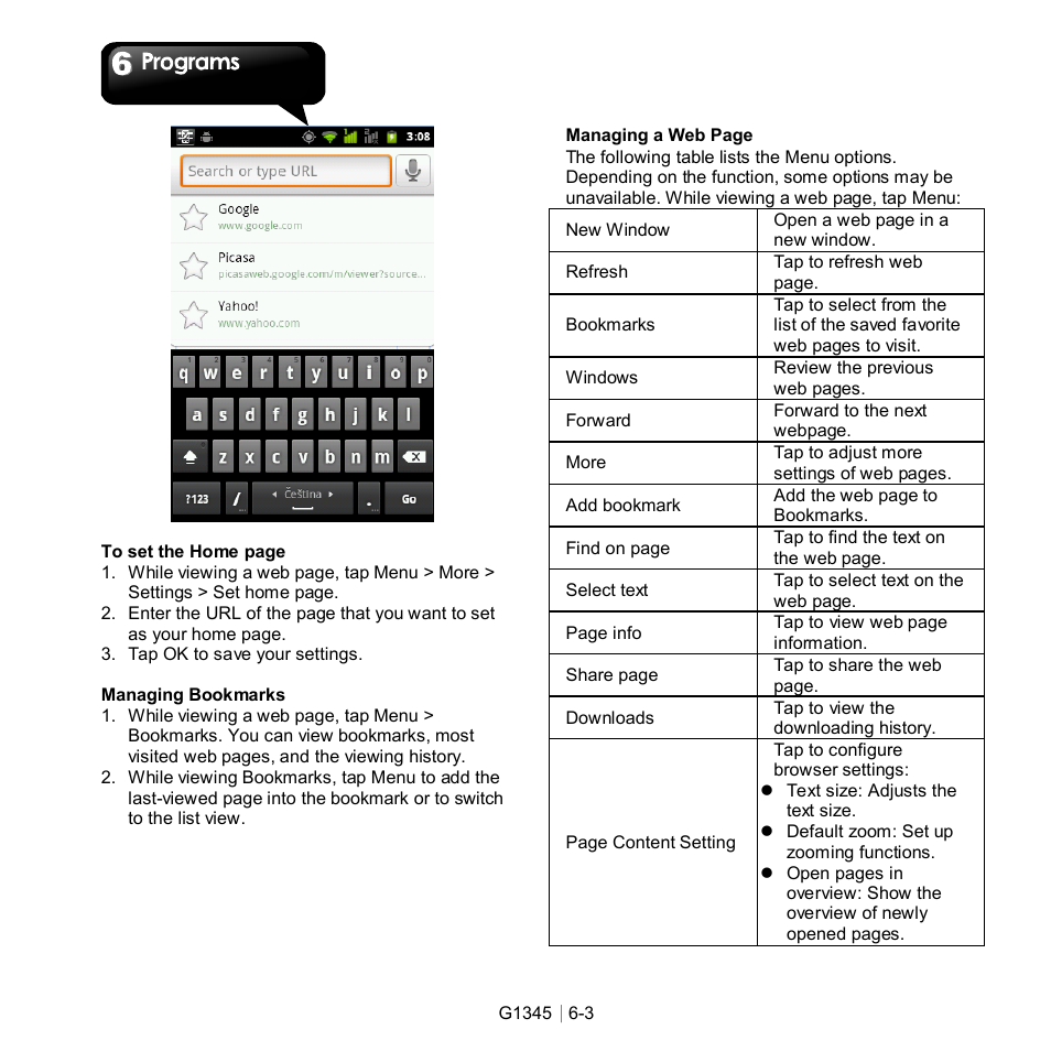 GIGABYTE GSmart G1345 User Manual | Page 42 / 59