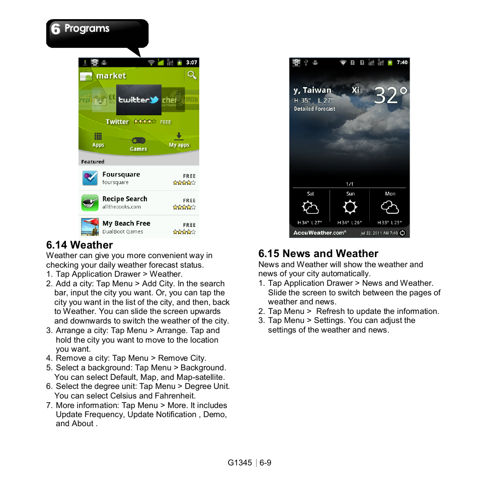 GIGABYTE GSmart G1345 User Manual | Page 48 / 59